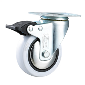 VI-51-PPW-PTBK Medium Duty PP Caster Wheels